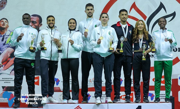 Championnat d’Afrique de badminton: deux médailles d’or pour l’Algérie en double messieurs et double mixte