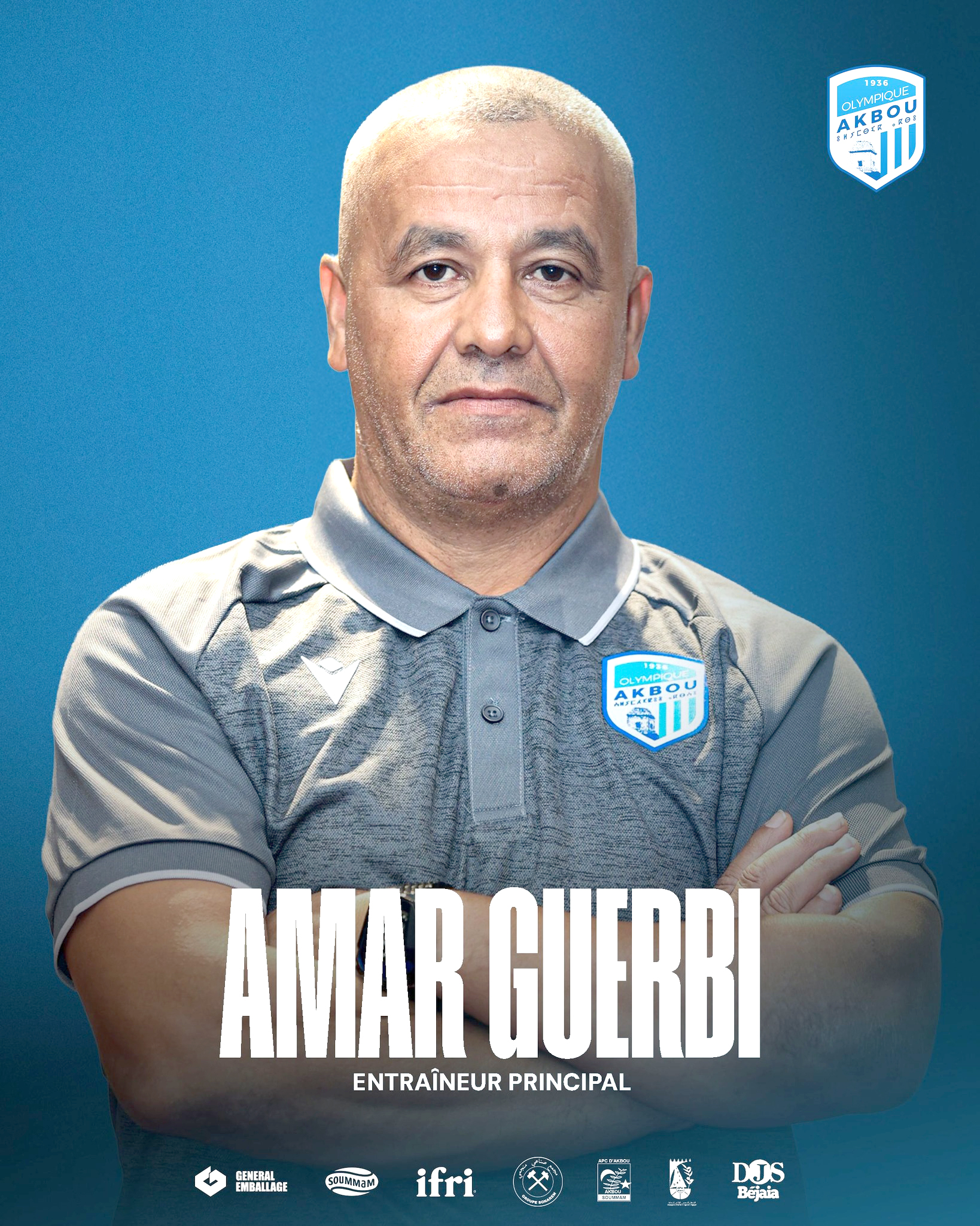 O Akbou : Amar Guerbi promu entraîneur en chef