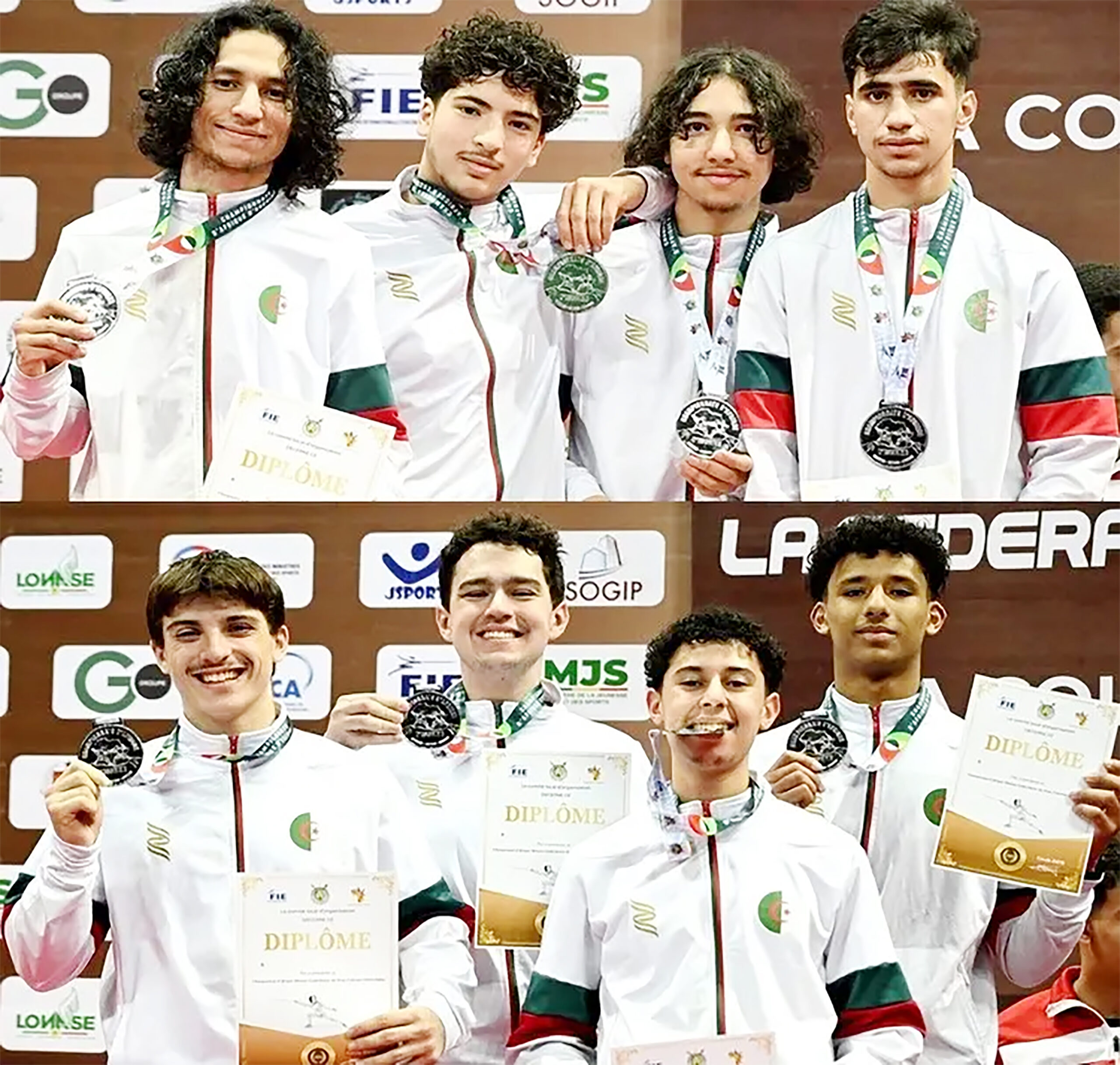 Escrime / Championnats d&rsquo;Afrique (cadets/juniors) : 4 nouvelles médailles pour l&rsquo;Algérie