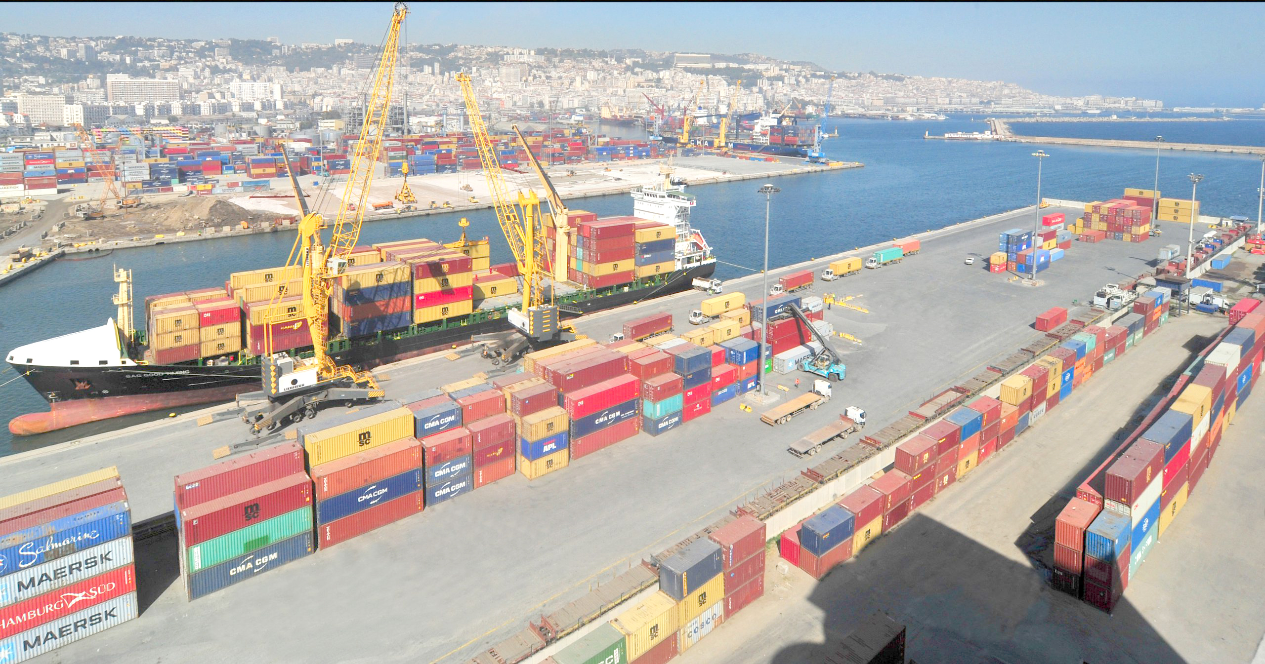 Exportations hors hydrocarbures, conteneurs, passagers… : Une forte accélération du trafic au Port d’Alger