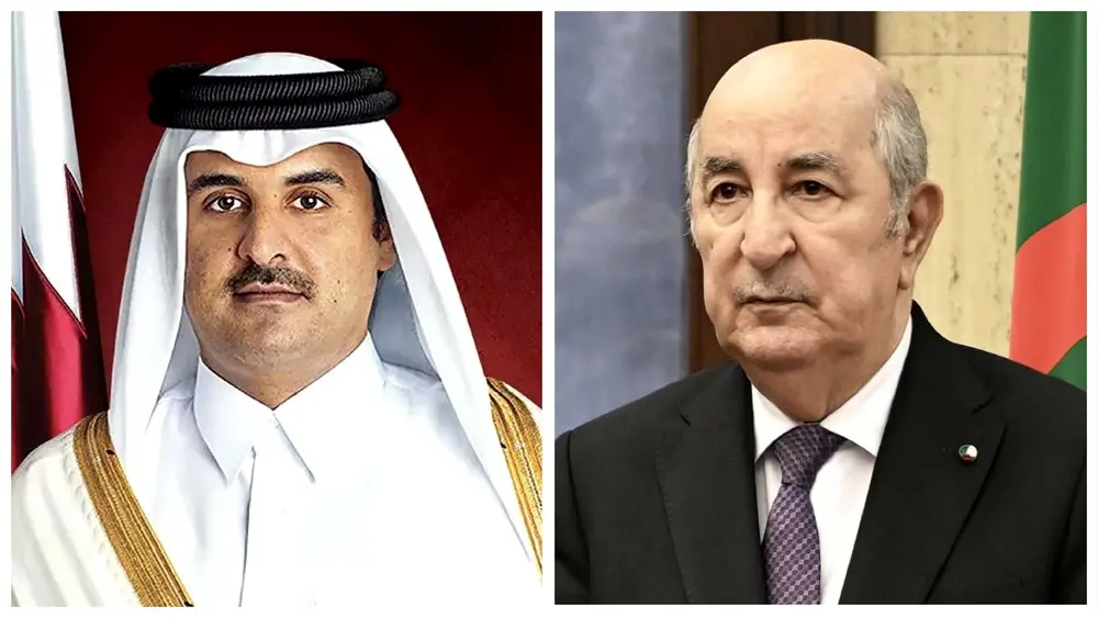 Le président de la République s’entretient par téléphone avec l’Emir de l’Etat frère du Qatar