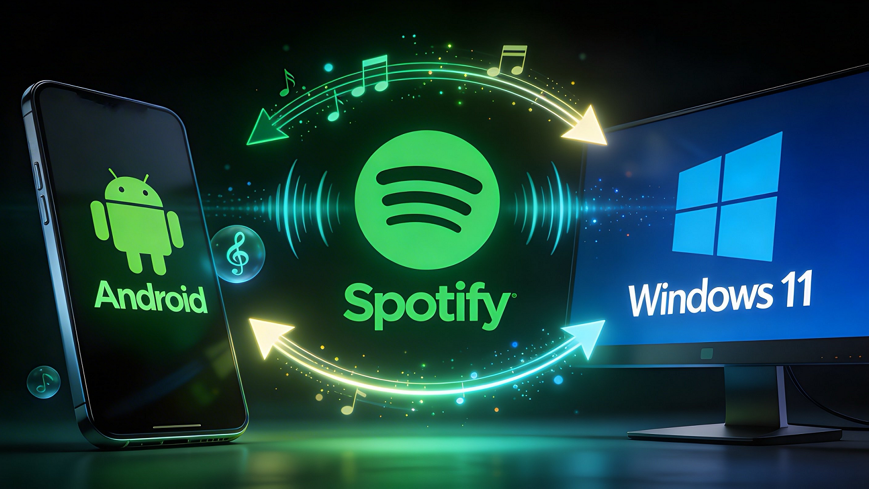 Windows et Android synchronisent maintenant vos écoutes Spotify