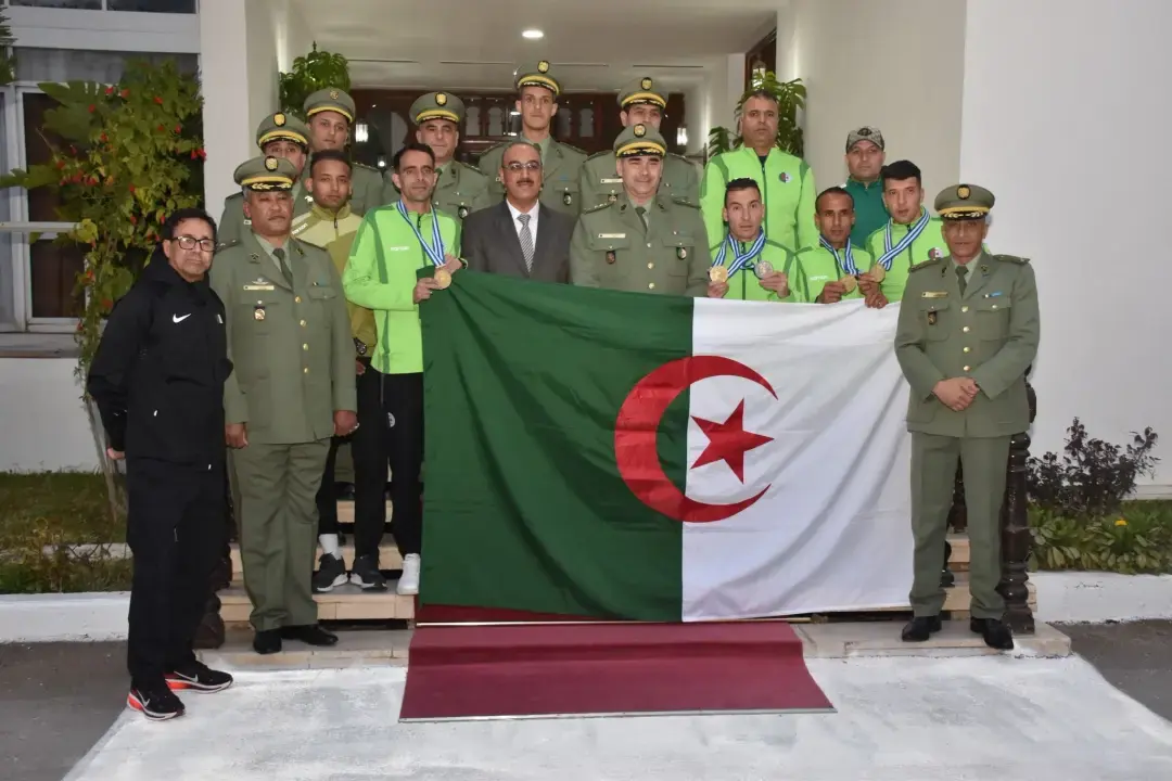 L&rsquo;équipe militaire de cross-country regagne Alger après sa participation honorable au championnat mondial militaire de cross-country en Grèce
