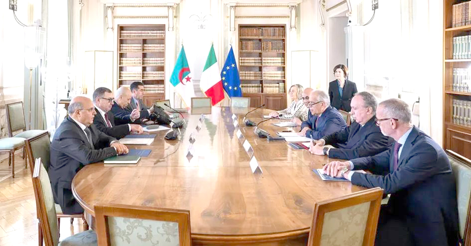 Chargé par le président de la République : Sayoud en visite de travail en Italie