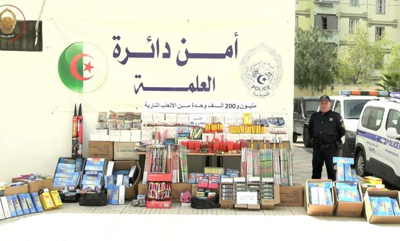 Saisie de plus de 1 million d’unités de pétards et feux d&rsquo;artifice à El Eulma