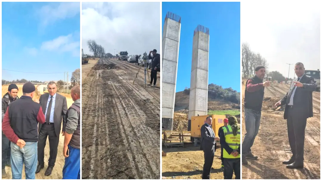 Travaux publics : Visite d’inspection d’un tronçon de l’autoroute Est-Ouest