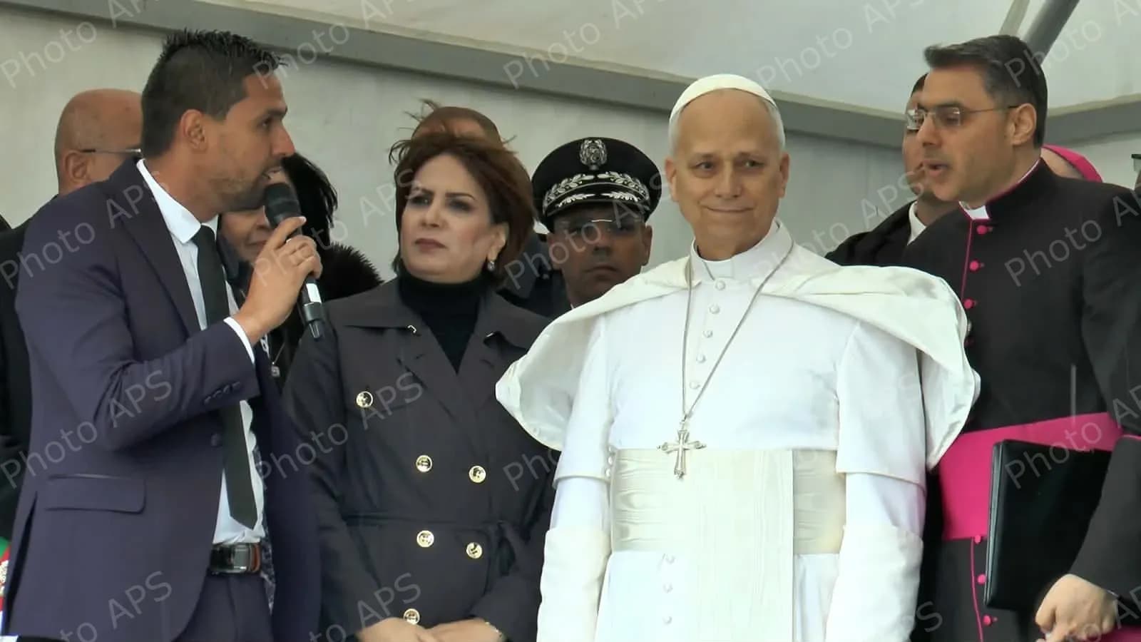 Annaba : Le pape Léon XIV arrive au site archéologique de la Basilique historique de la paix