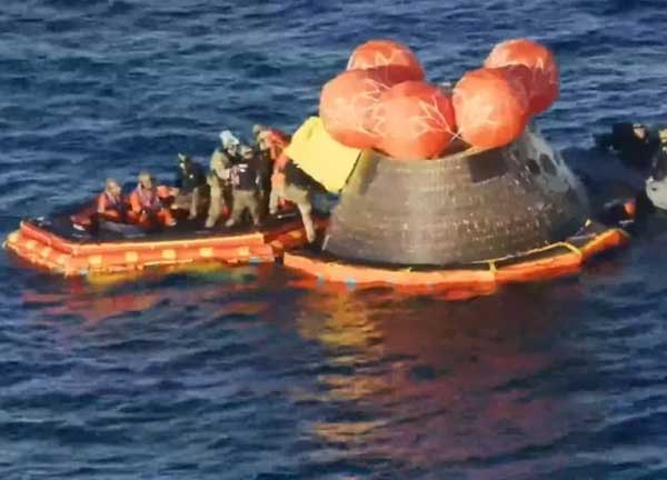 Les astronautes d&rsquo;Artémis de retour sur Terre