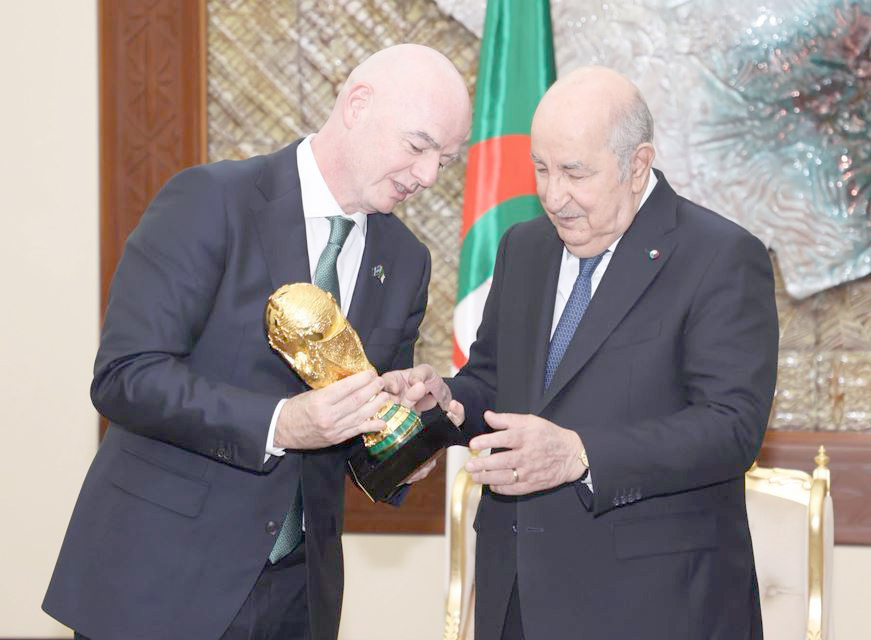 Infantino invite le chef de l’état à assister à la coupe du monde-2026