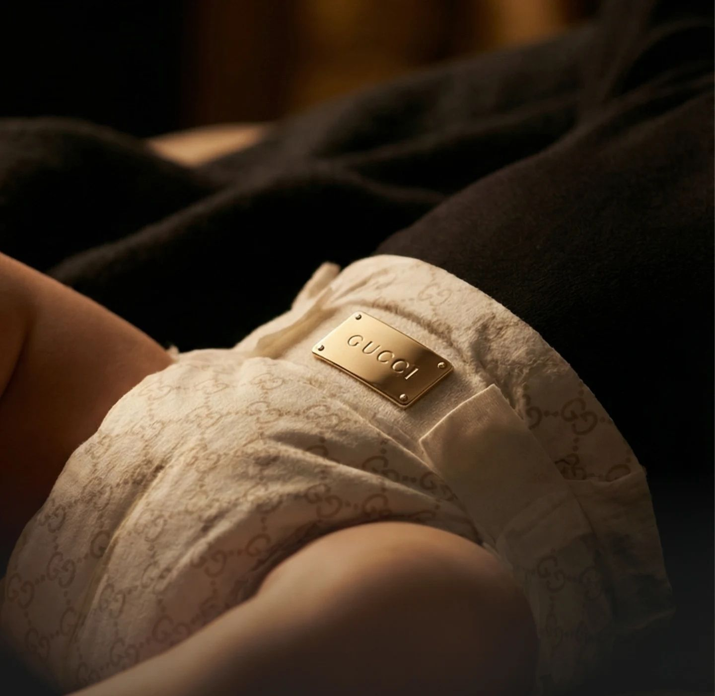 Gucci, Le luxe s’invite jusque dans les couches pour bébés