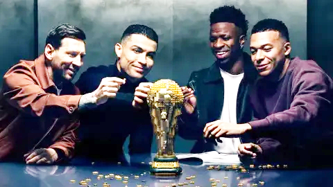 Plus de 400 millions de vues : Les coulisses de la publicité Lego réunissant les stars du football