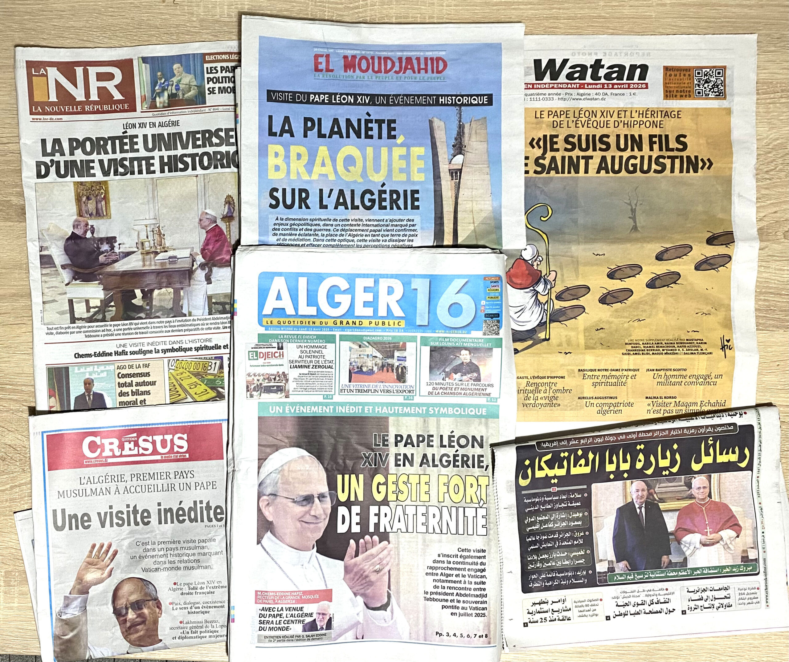 Visite du Pape Léon XIV en Algérie : Les médias nationaux unanimes