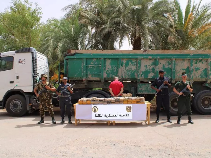 Arrestation d&rsquo;un narcotrafiquant et saisie de plus de 270 kg de cocaïne à Adrar