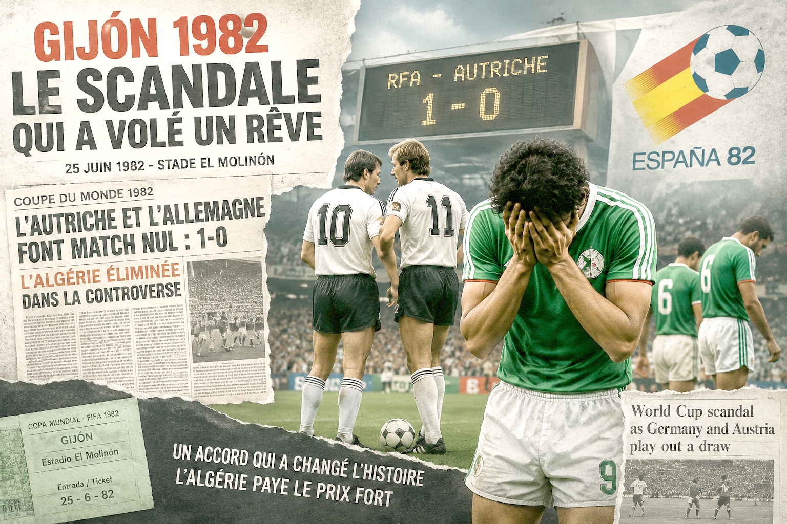 Algérie – Autriche : 44 ans après, L’heure de la revanche !