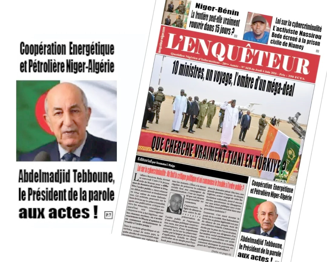 Presse nigérienne : Les résultats concrets de la vision du chef de l’état mis en avant