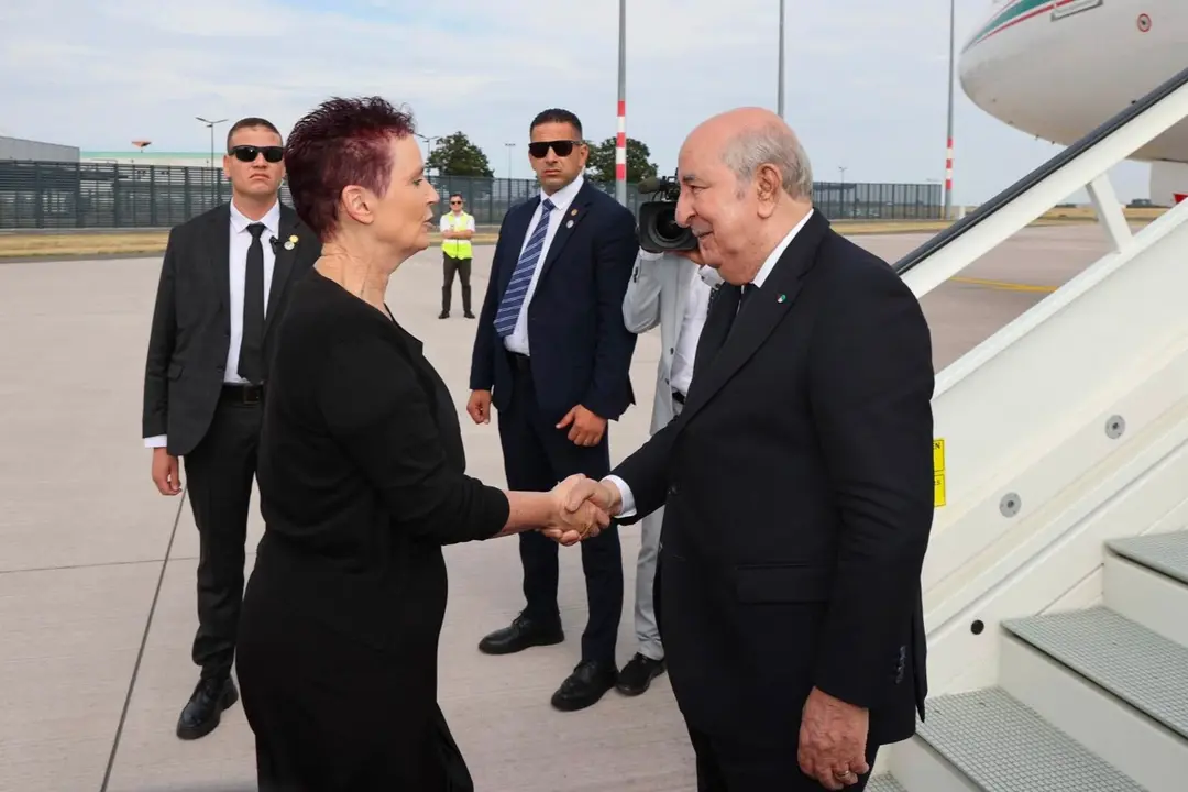 Arrivée du président de la République à Berlin pour une visite officielle en Allemagne