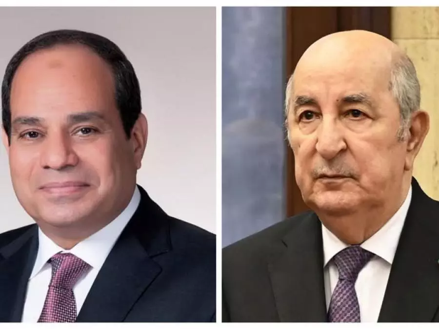Le président de la République reçoit un appel téléphonique de son frère le président de la République arabe d&rsquo;Egypte