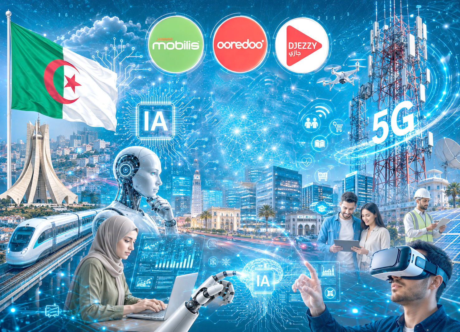 L’Algérie à l’ère du numérique: Quand l’IA rencontre la 5G