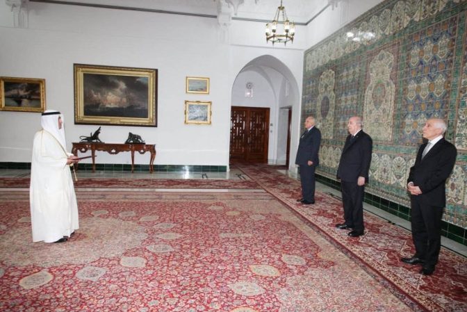 Le président Tebboune reçoit les lettres de créance de quatre nouveaux ambassadeurs