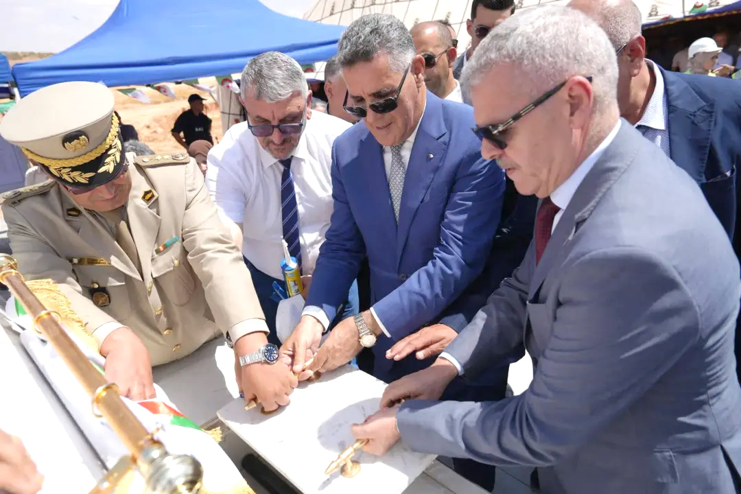 Sidi Bel-Abbès : Pose de la première pierre d’un projet de périmètre d’irrigation agricole