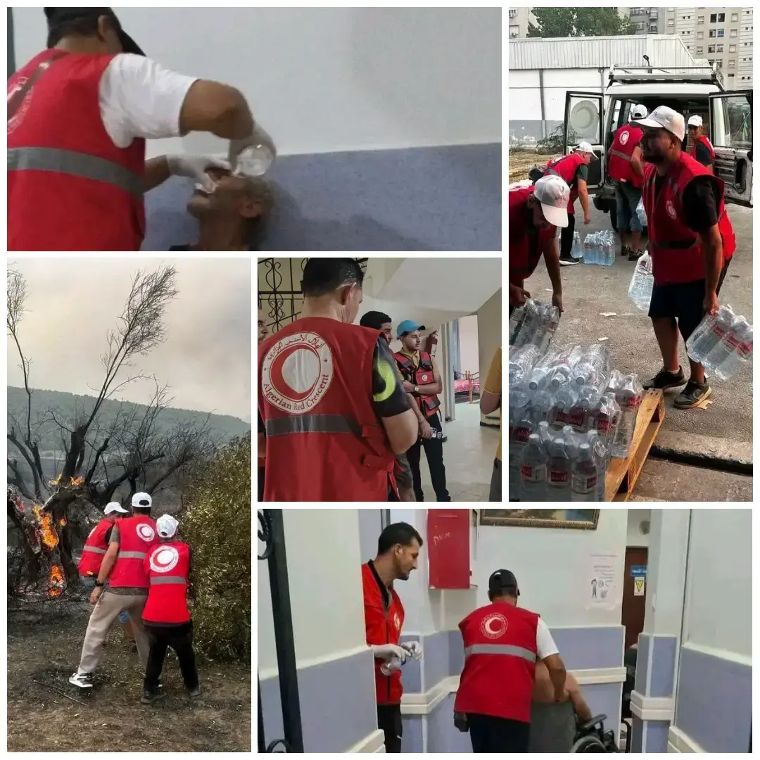 Le CRA mobilise ses moyens humains et logistiques pour contribuer au secours des sinistrés des incendies
