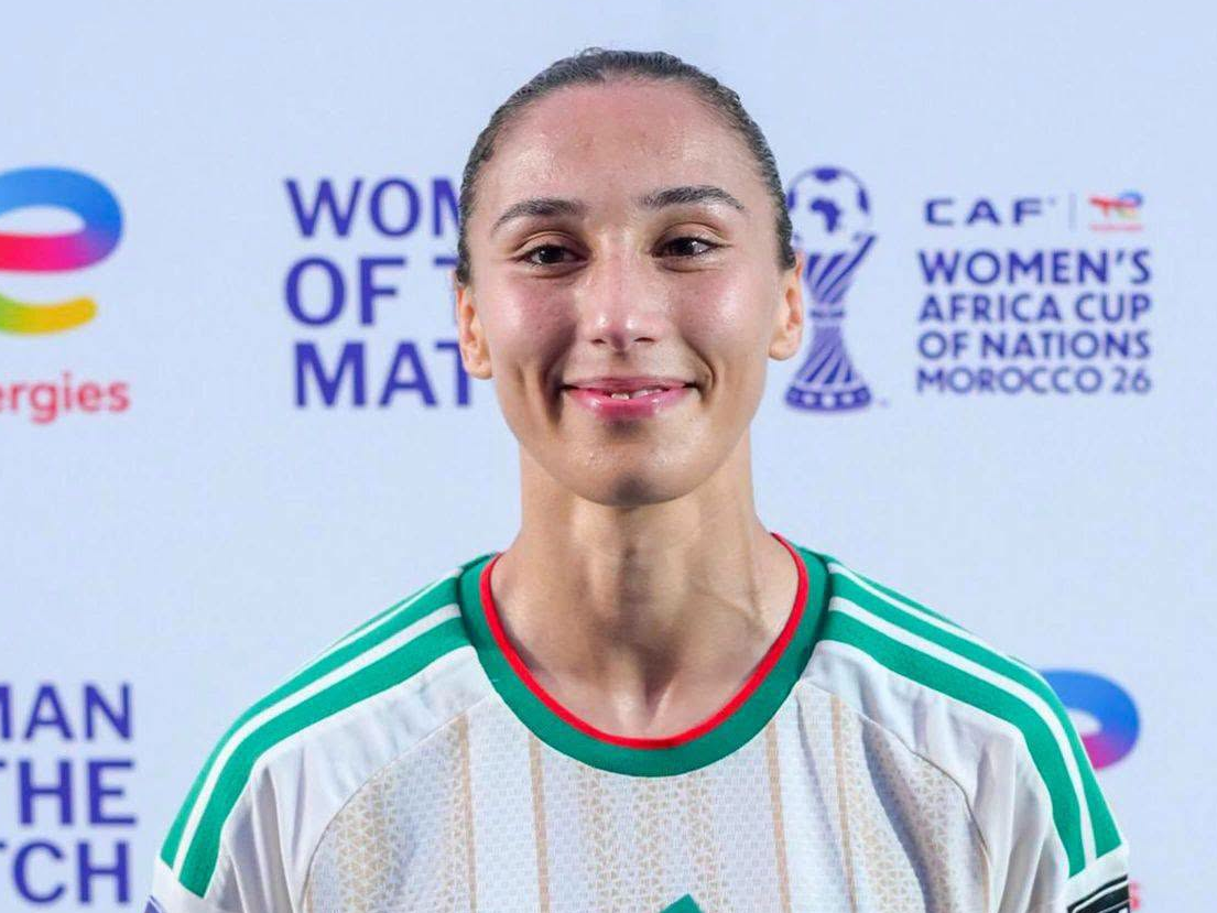 Autrice d’une prestation imposante et du but de la victoire : Amira Ould Braham désignée femme du match