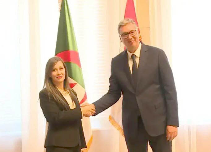 Mme Boufedeche reçue à Belgrade par le président serbe