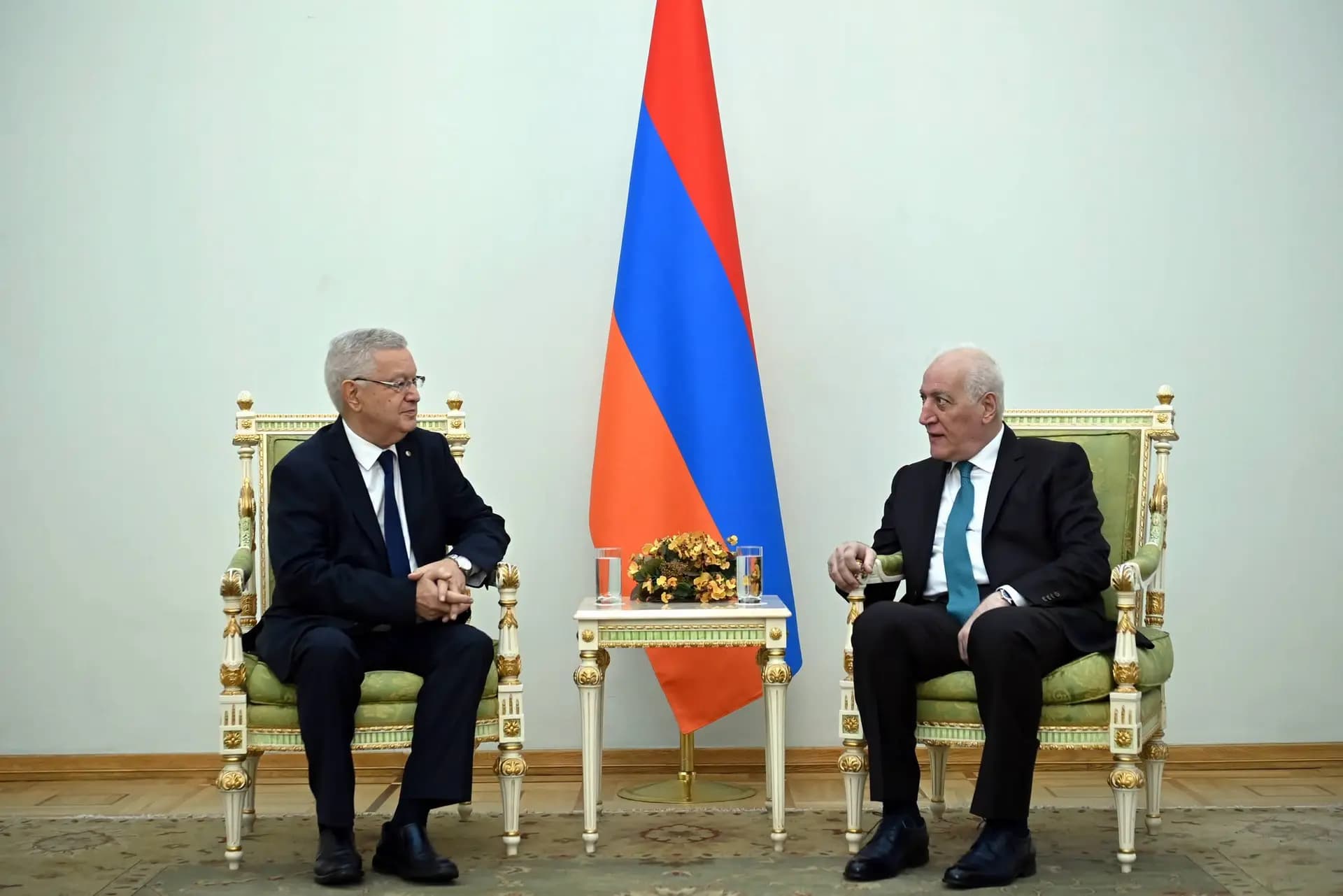 Nasri reçu par le président de la République d&rsquo;Arménie