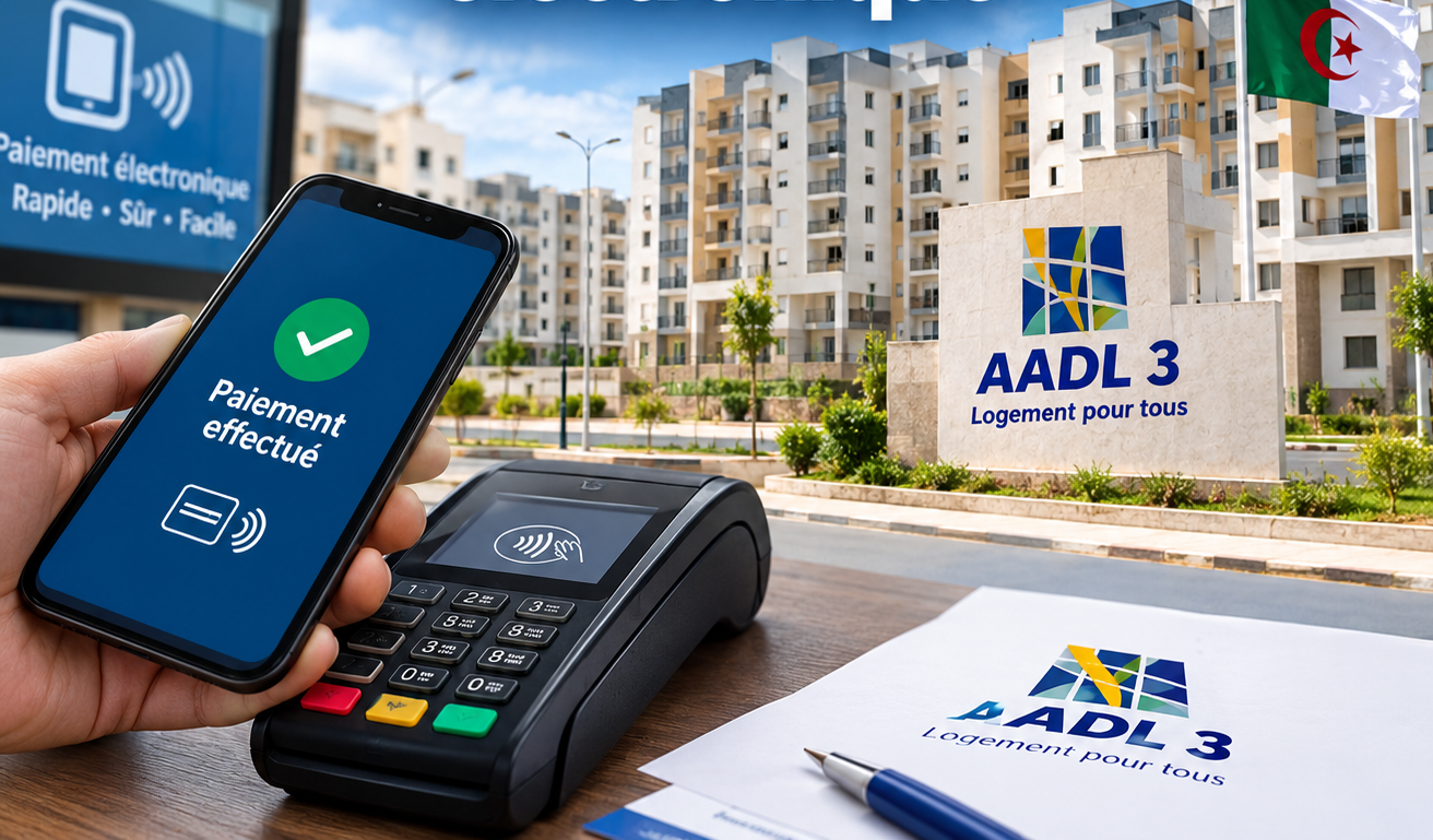 AADL 3 : Plus de 338 milliards de DA de transactions par paiement électronique