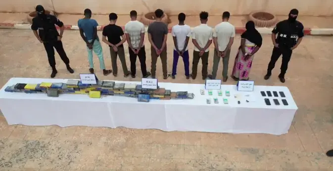 Démantèlement de deux réseaux criminels et saisie de plus d&rsquo;un quintal de cocaïne à Tamanrasset et In Salah