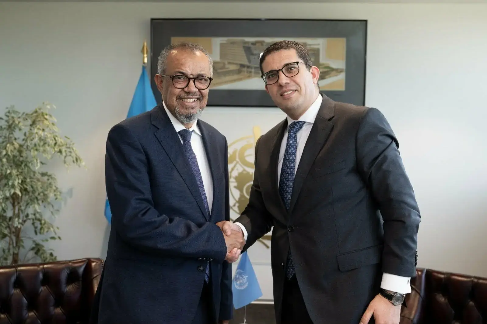 Le directeur général de l&rsquo;OMS salue les efforts de l&rsquo;Algérie et son leadership à la tête du Groupe africain