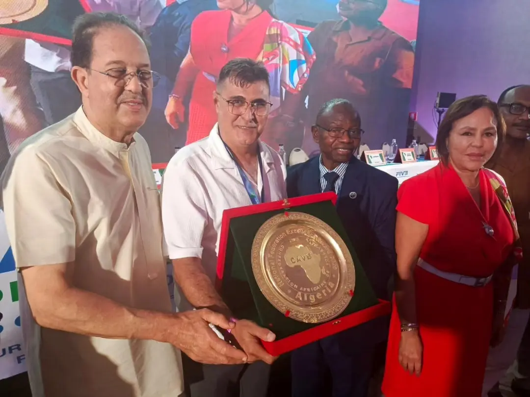 Volleyball : L&rsquo;Algérie distinguée par la CAVB au titre du Prix d&rsquo;Excellence 2026