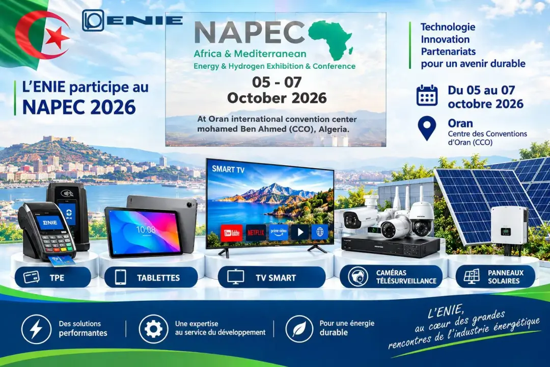 NAPEC-2026 : ENIE propose des solutions et innovations technologiques